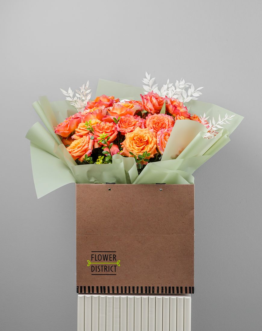 Flowers Bouquets - Rose Orange - Image 9