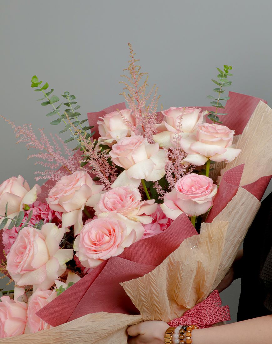 Rose Light Pink Bouquet - Image 6