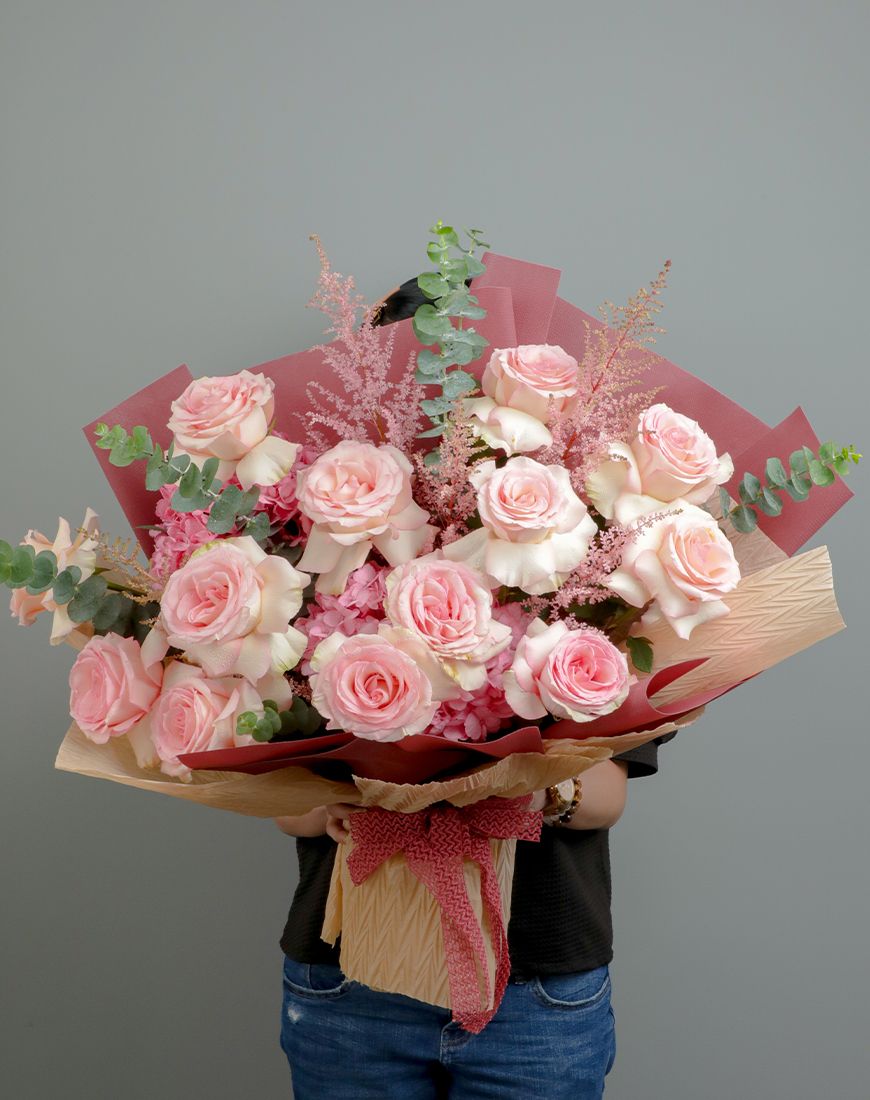 Rose Light Pink Bouquet - Image 9