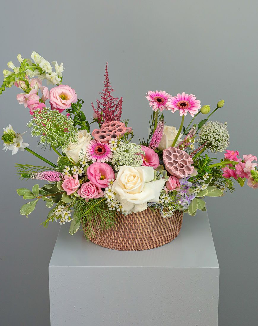 Eustoma Pink Vase - Image 9