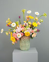 Gerbera White And Yellow Vase - Image 2