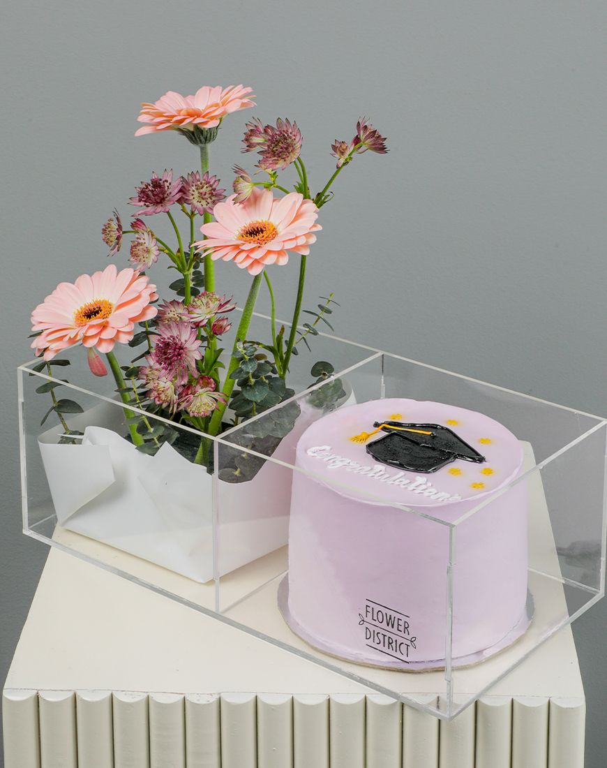 Graduation Cake Acrylic Box - Image 2