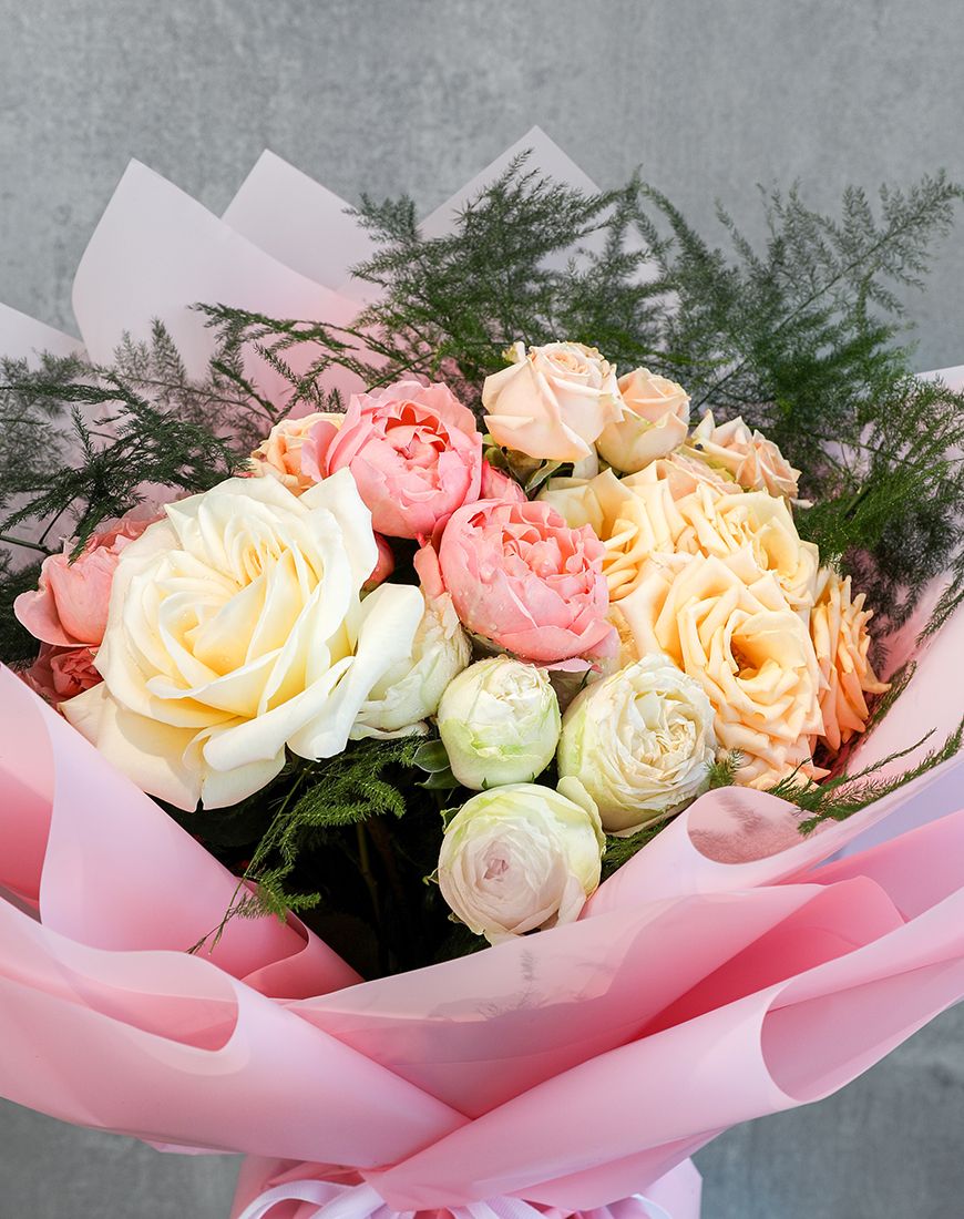 Pastel Garden Bliss Bouquet - Image 6