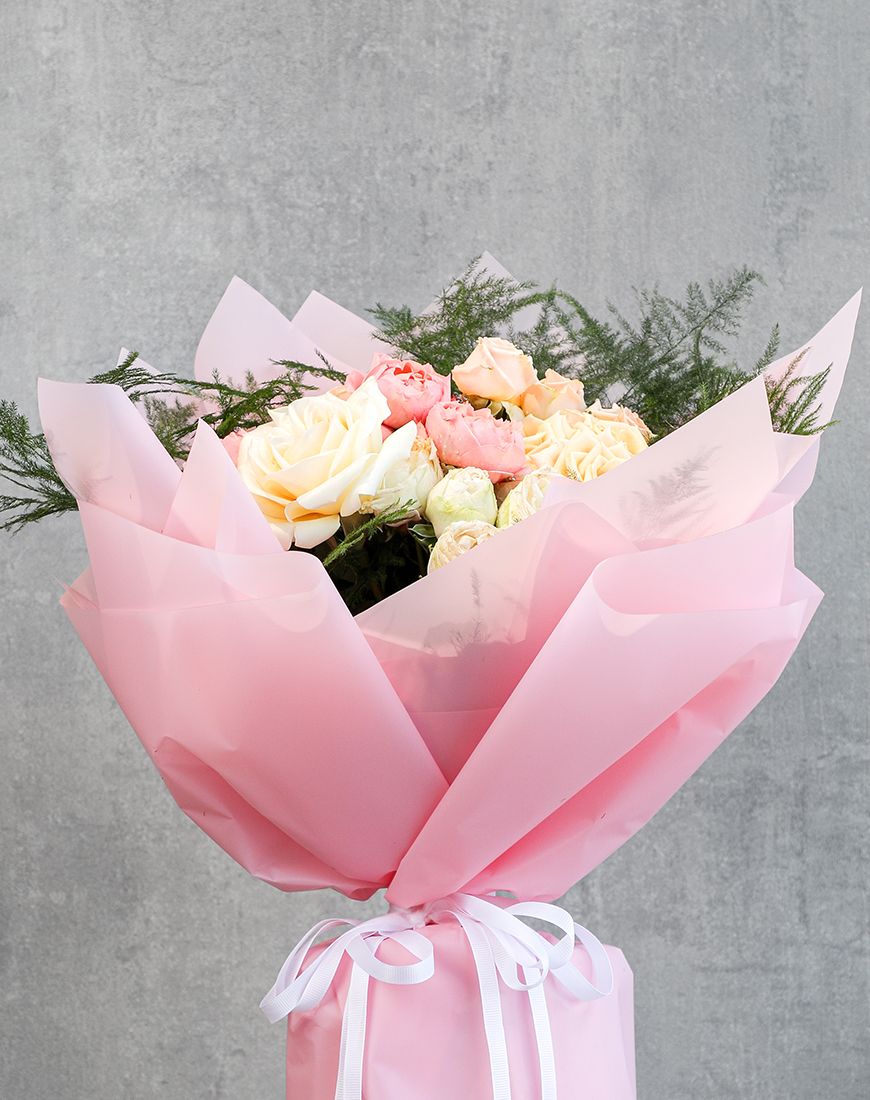 Pastel Garden Bliss Bouquet - Image 9