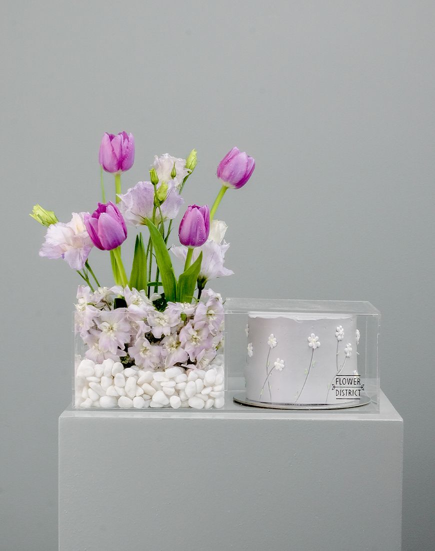 Tulip Purple Cake