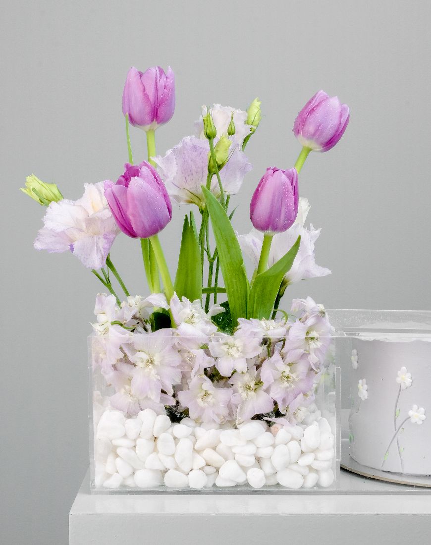 Tulip Purple Cake - Image 2