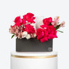 Fuchsia Bloom Leather Tray With Money Box