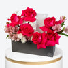 Fuchsia Bloom Leather Tray With Money Box