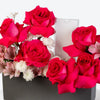 Fuchsia Bloom Leather Tray With Money Box