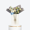 Gerbera & Delphinium Blue Small Bag Arrangement