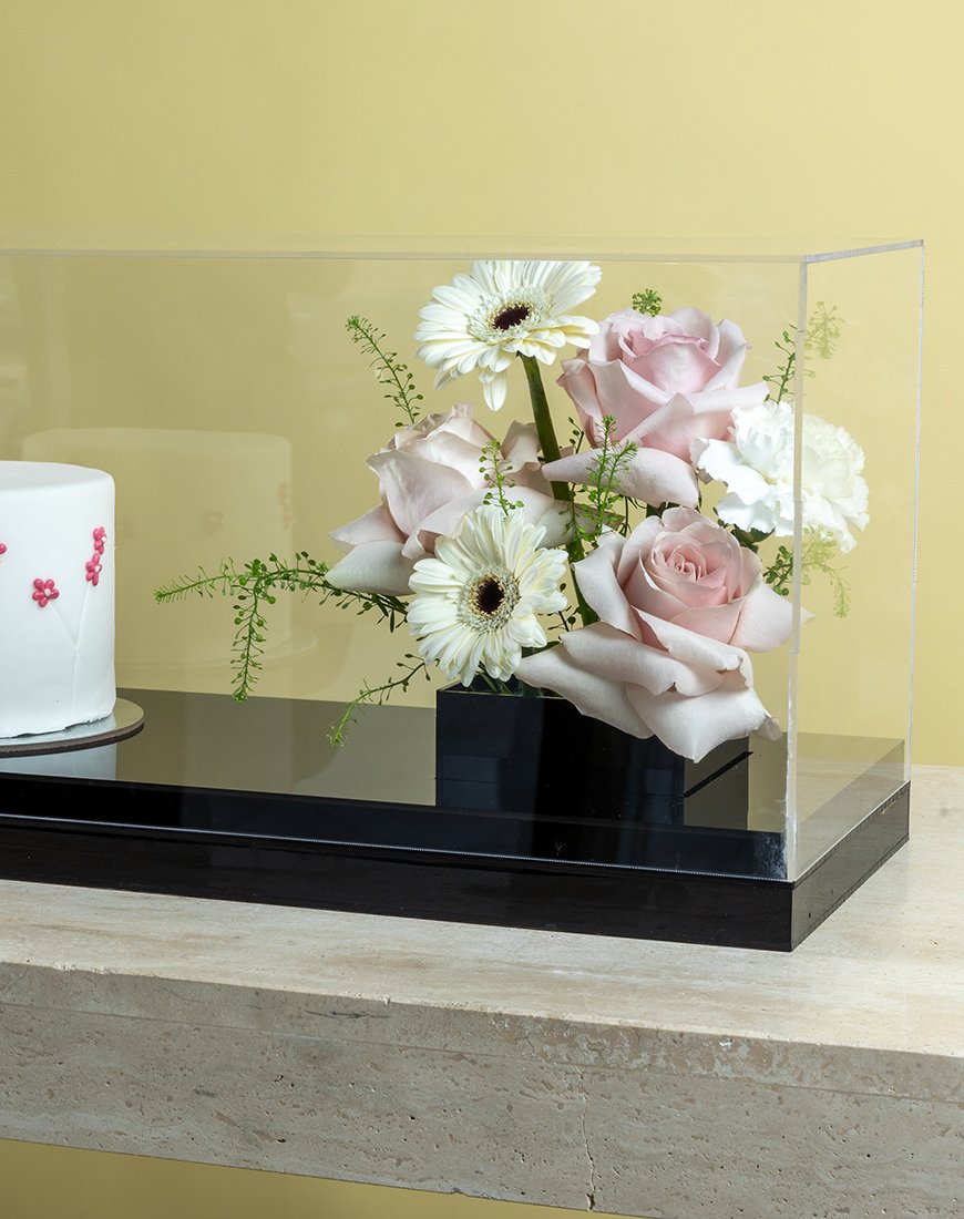 Gerbera & Rose Cake Box - Image 3