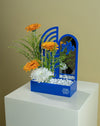 Gerbera & Solidago Baby Boy Box with Mirror - Image 2