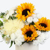 Golden Glow Flower Vase