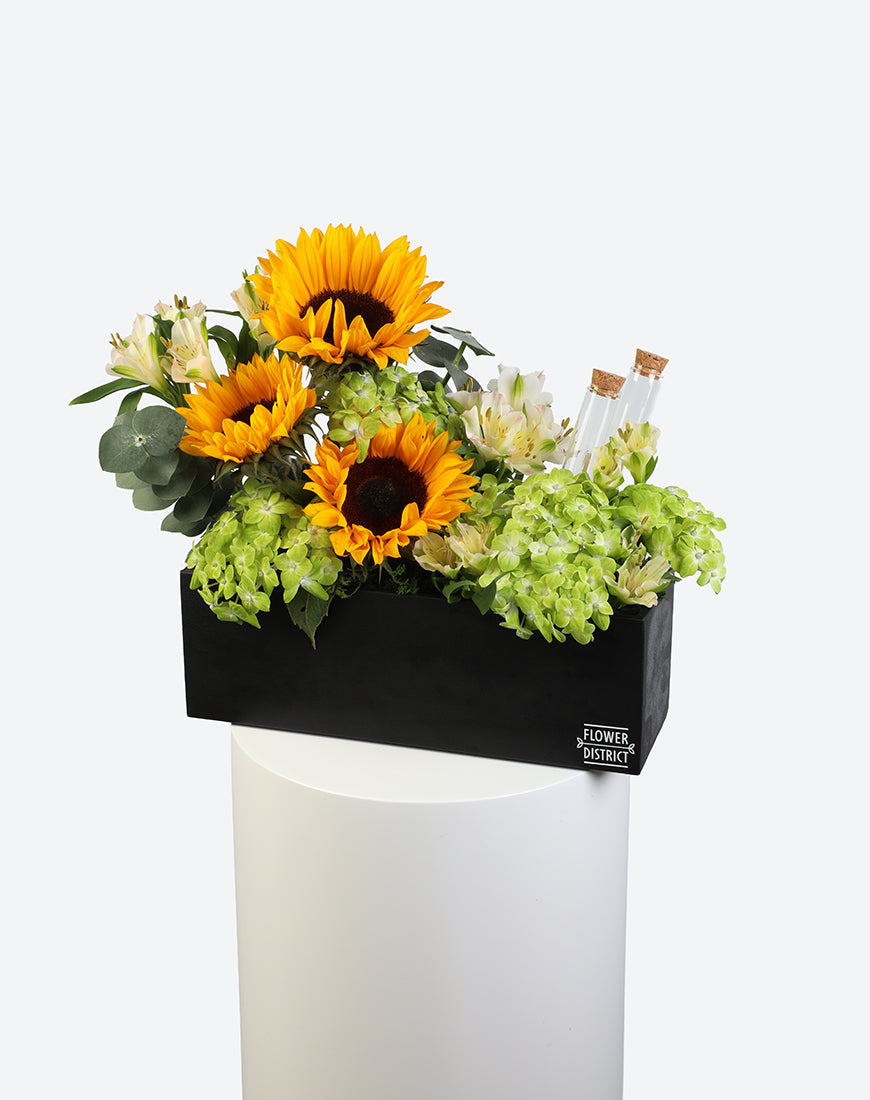 Golden Radiance Leather Tray With Money Tube - Image 5