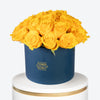 Golden Sunshine Yellow Rose Large Box Arrangement