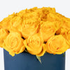 Golden Sunshine Yellow Rose Large Box Arrangement