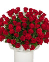 Grand Crimson Extra Large Rose Basket Arrangement - Image 3