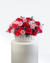 Grand Romance Large Flower Basket