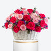 Grand Romance Large Flower Basket