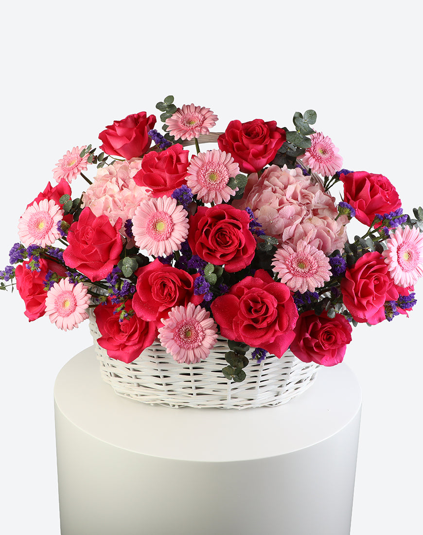 Grand Romance Large Flower Basket - Image 2