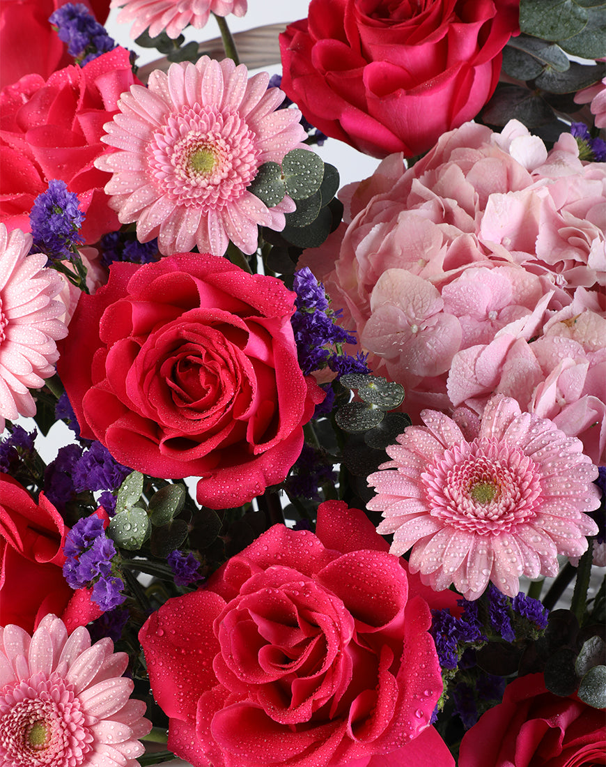 Grand Romance Large Flower Basket - Image 3
