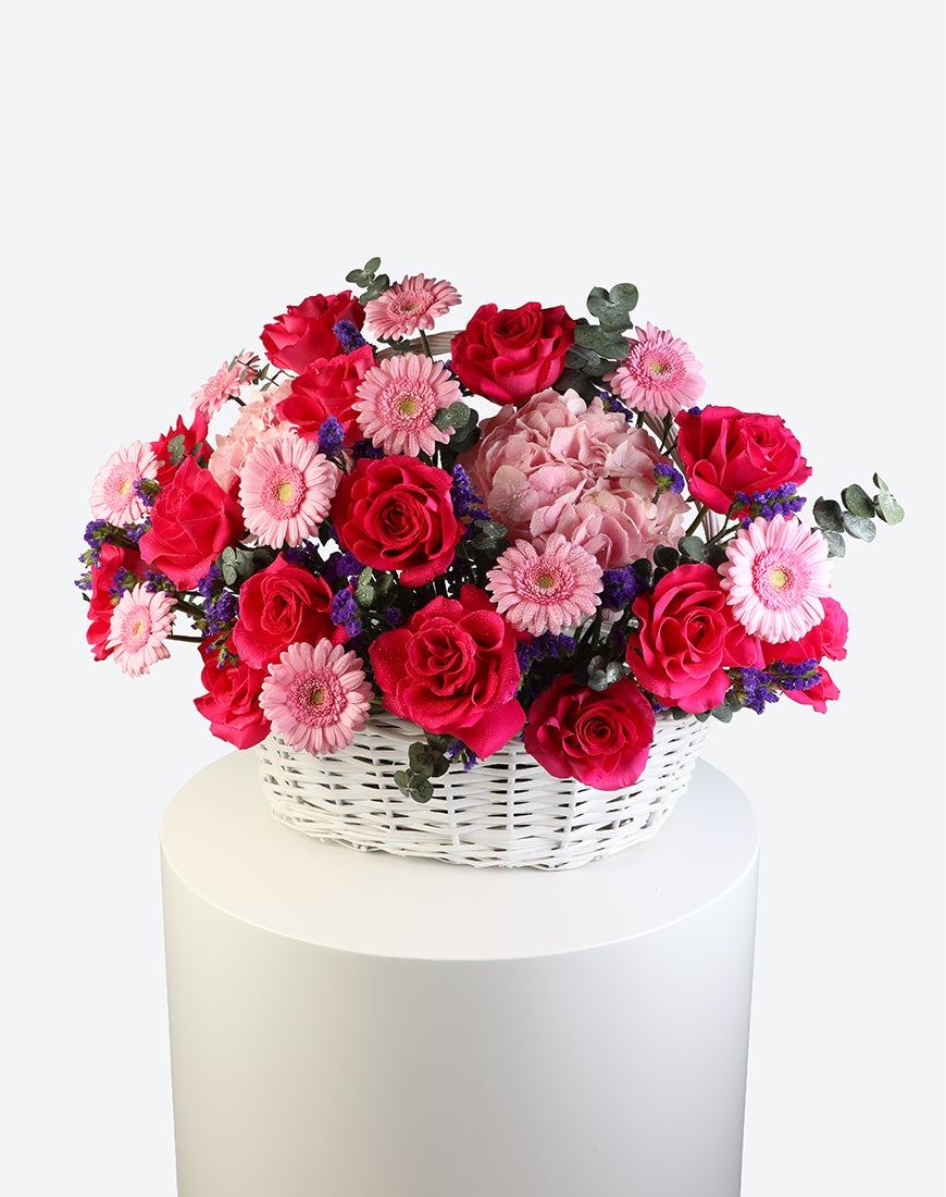 Grand Romance Large Flower Basket - Image 5