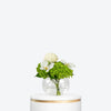 Green Serenity Floral Vase