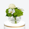 Green Serenity Floral Vase