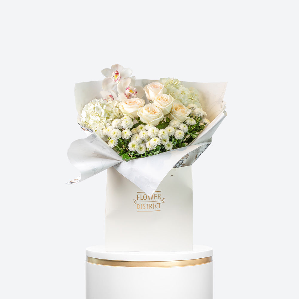Ivory Orchid Bouquet