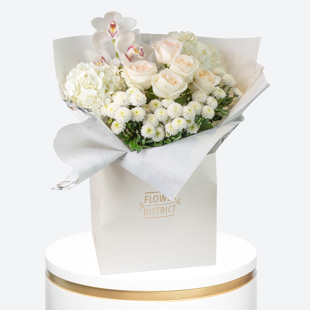 Ivory Orchid Bouquet