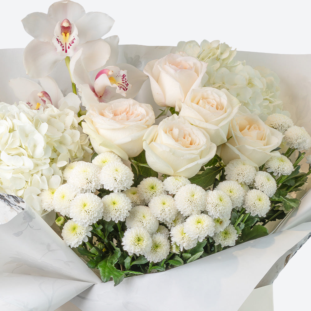 Ivory Orchid Bouquet