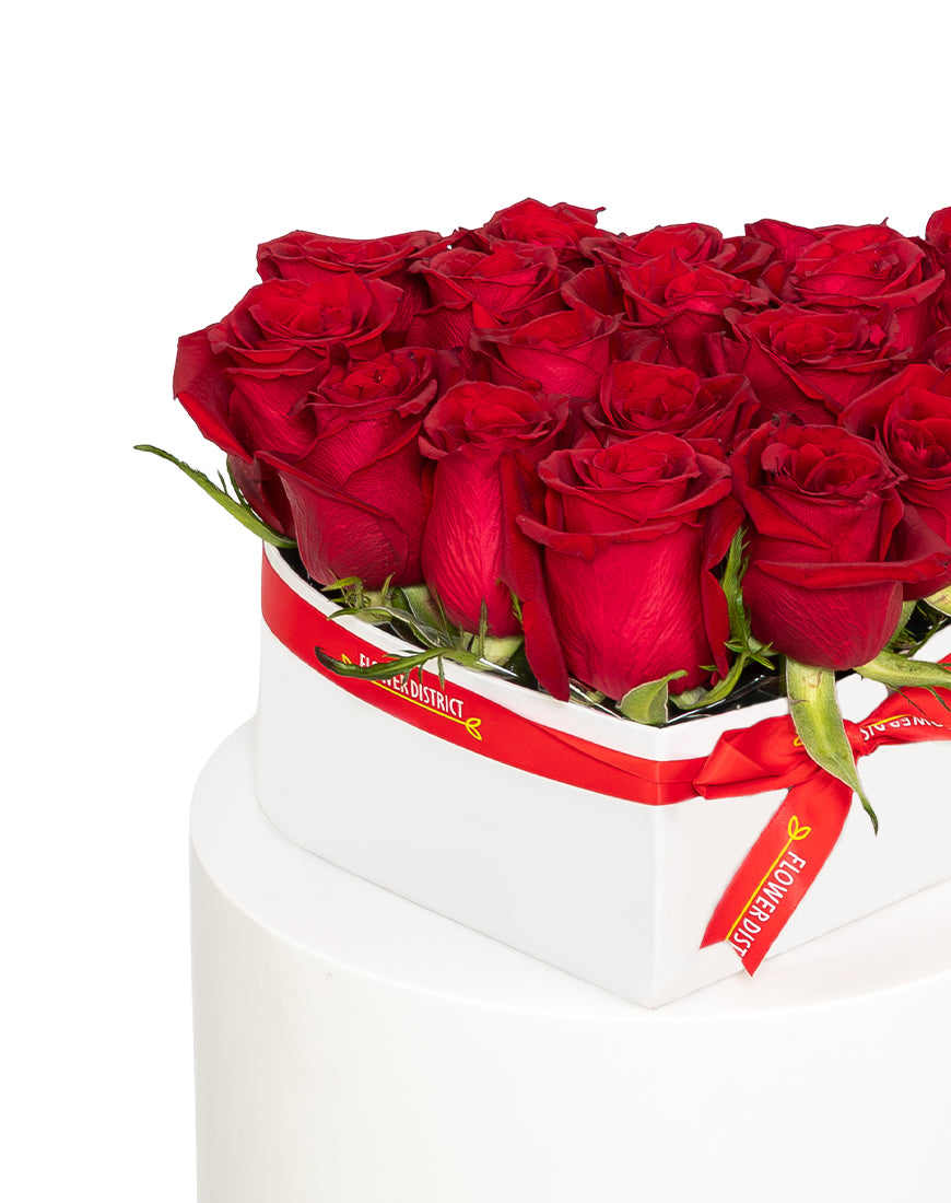 Little Love Small Red Rose Box Arrangement - Image 2