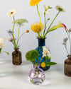 Mixed Bloom Glass Bottle Flower Set - Image 4