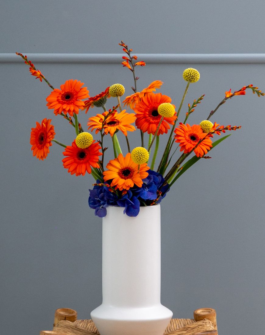 Mixed Gerbra Vase - Image 3