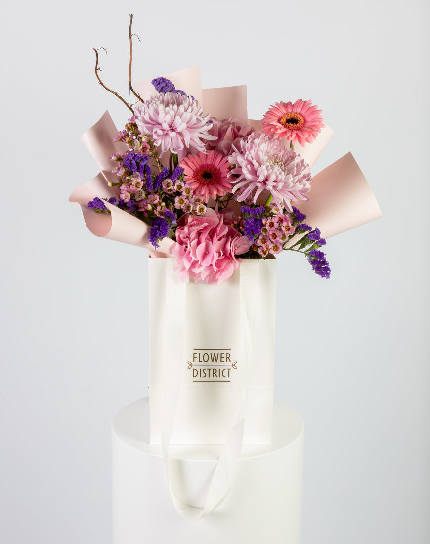 Mixed Pink Special Small Bag Arrangement - Image 5