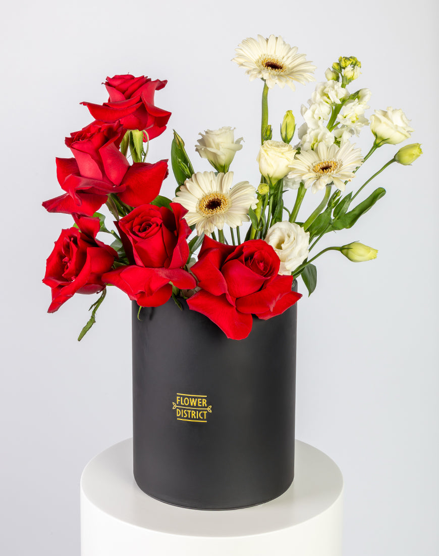Passionate Red & Medium Box arrangement - Image 2
