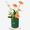 Peach & White Bloom Small Box Arrangement