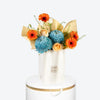 Peach Rose & Gerbera Small Bag Arrangement