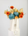 Peach Rose & Gerbera Small Bag Arrangement - Image 2