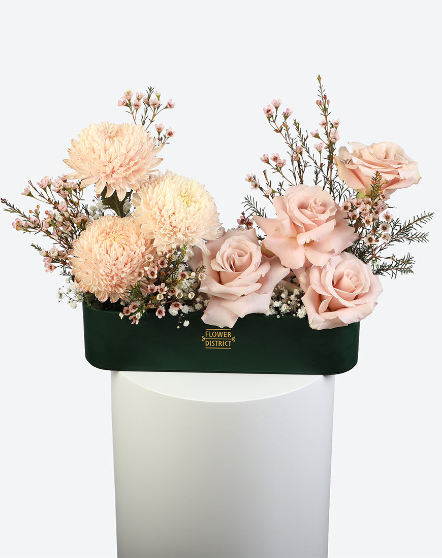 Peach Whisper Leather Tray - Image 2