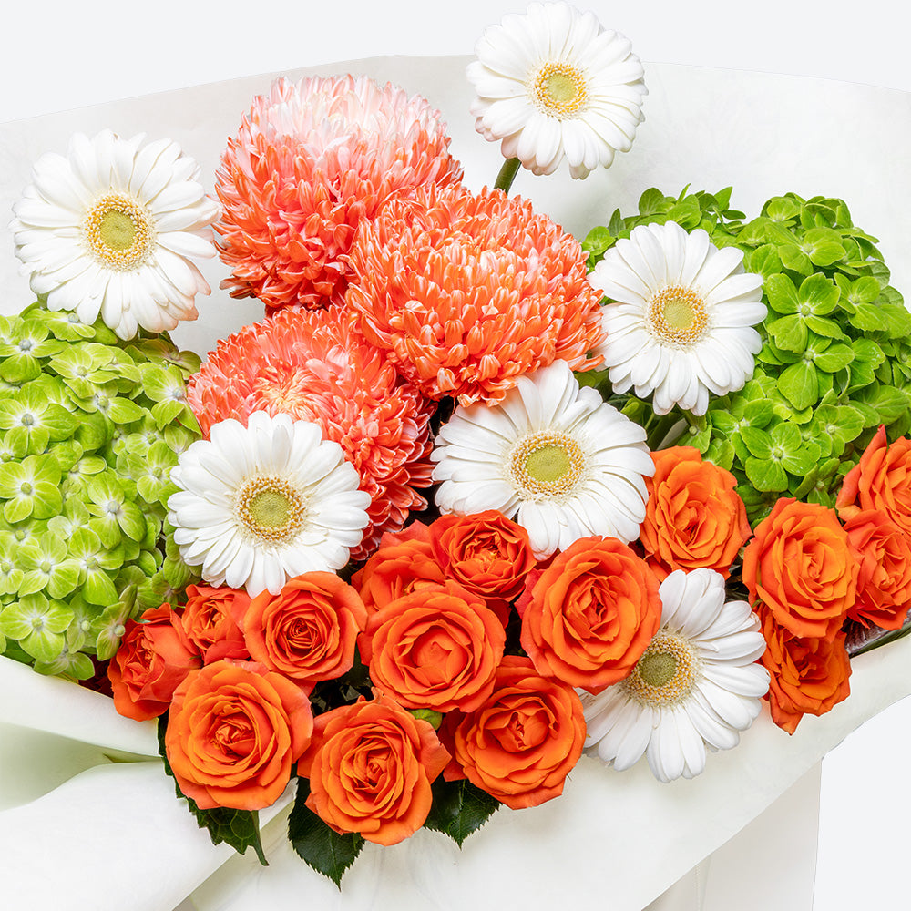 Peachy Garden Bouquet