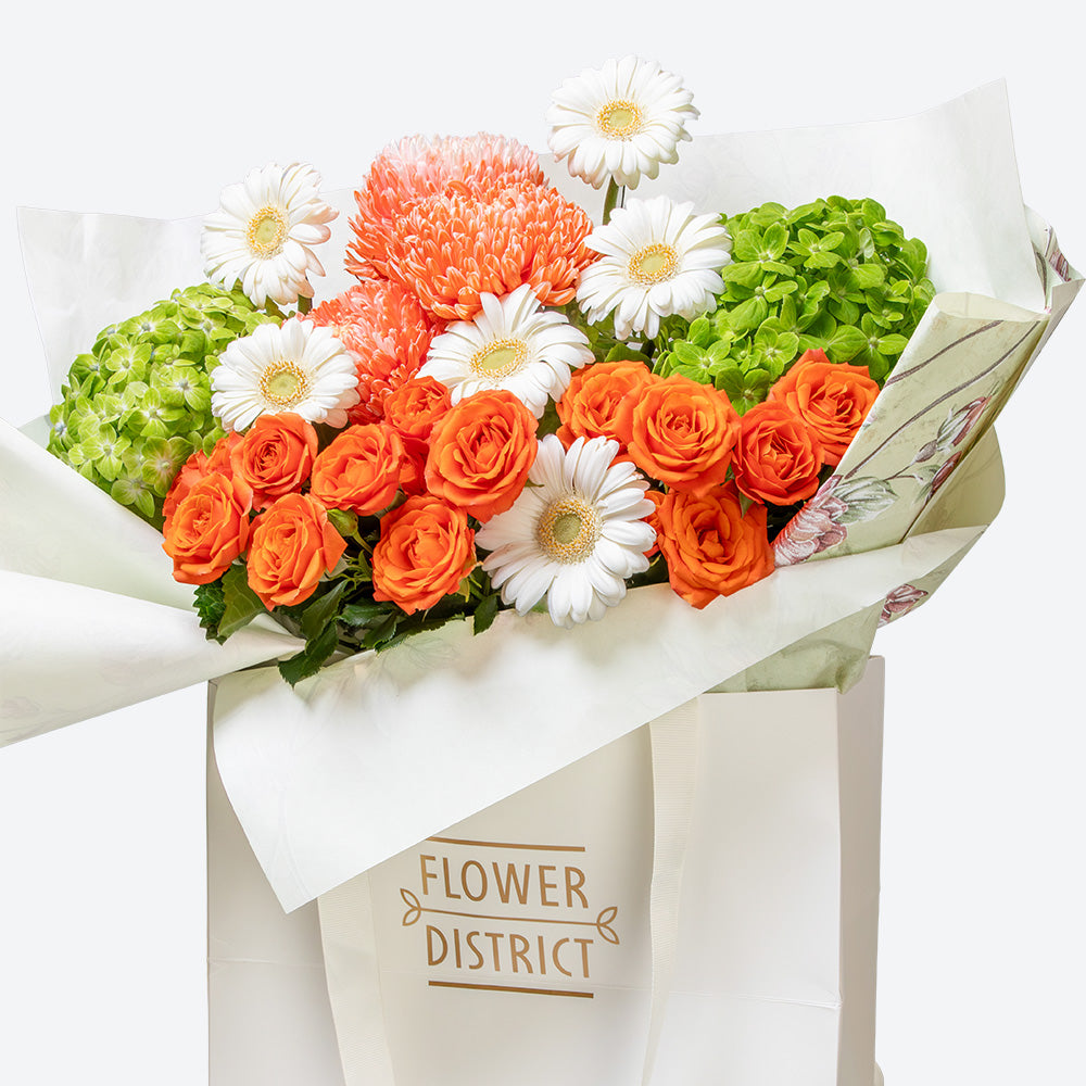 Peachy Garden Bouquet