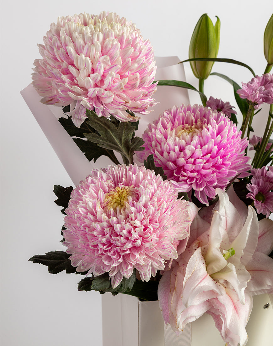 Peony & Lily Bloom Arrangement - Image 3