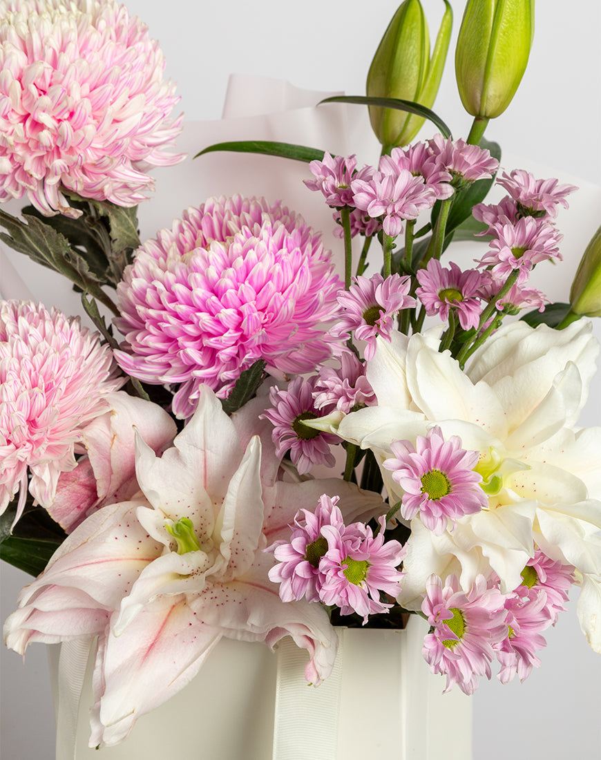 Peony & Lily Bloom Arrangement - Image 4