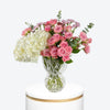 Pink And White Bloom Vase