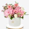 Pink & White Grandeur Large Box Arrangement