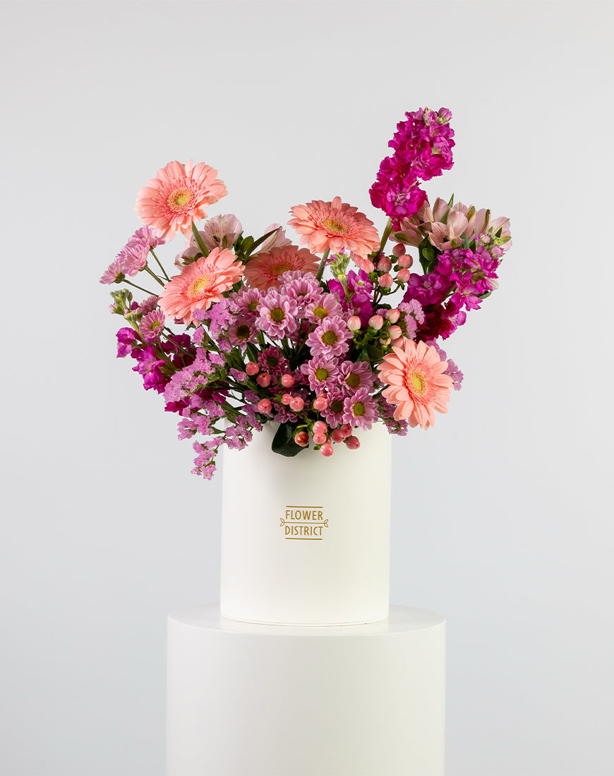 Pink Bloom Medium Flower Box