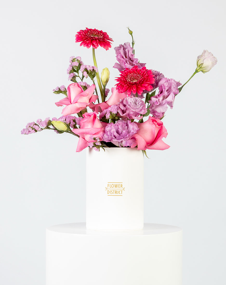 Pink Charm Small Box Arrangement