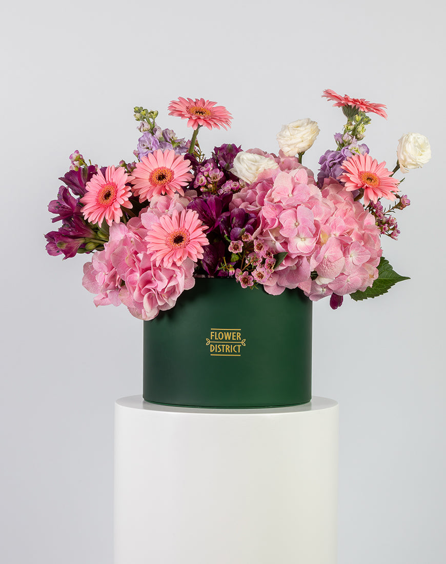Pink Grandeur Large Box Arrangement