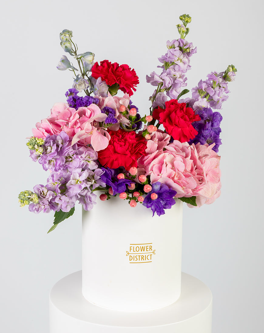Pink & Purple Harmony Medium Box Arrangement - Image 4